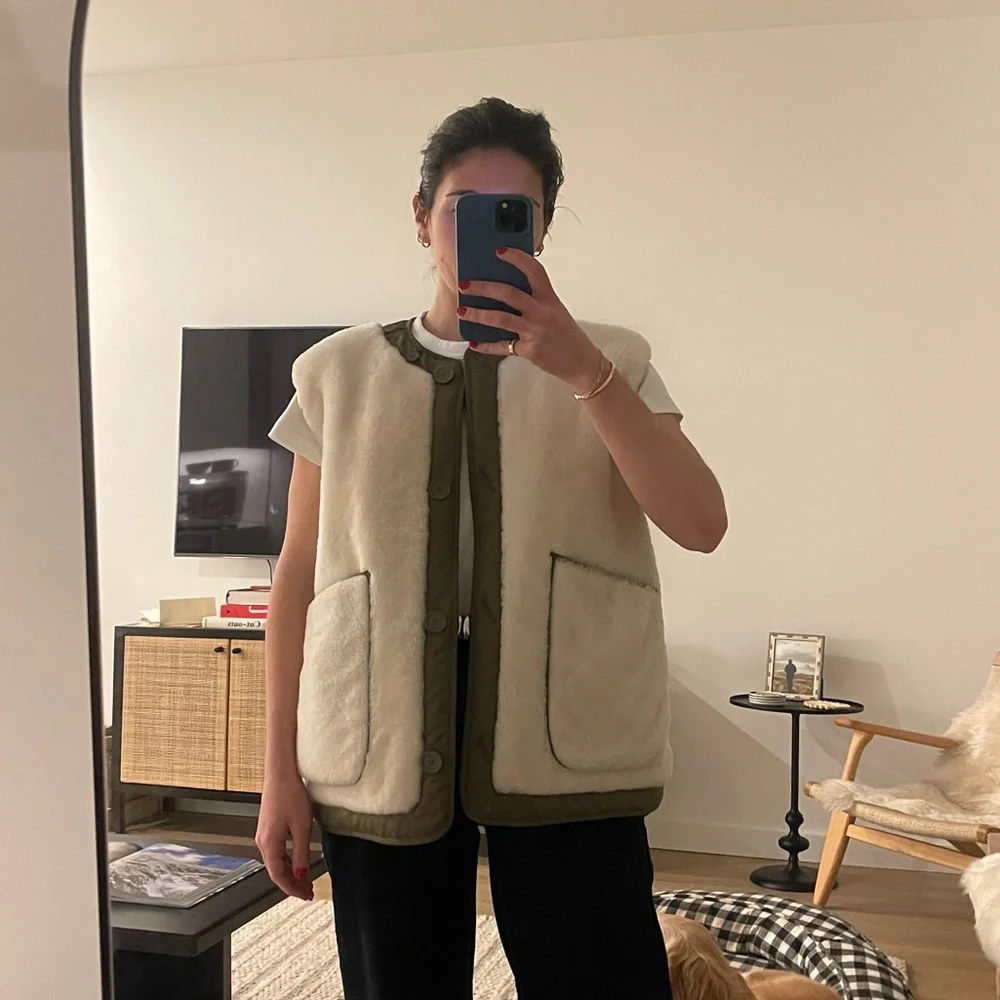 Marfa Stance S SHEARLING QUILT LINER NATURAL WHITE / YELLOW - Picture 1 of 15